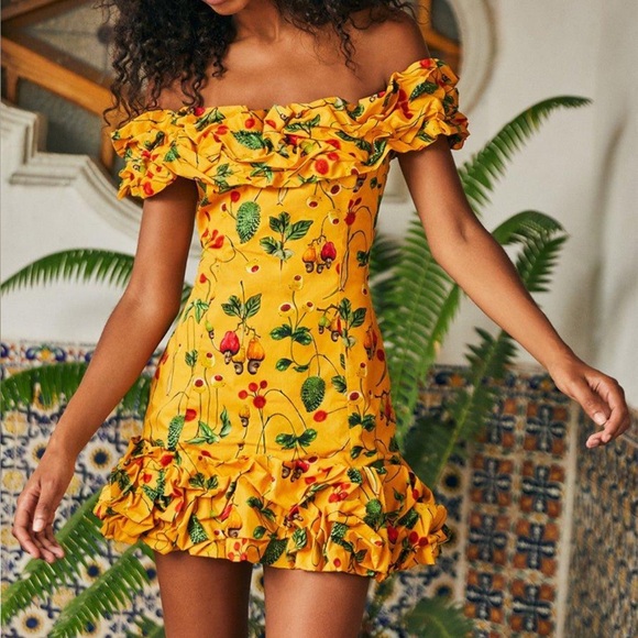 agua by agua bendita JARDIN MINI DRESS New with Out Tags Size Medium